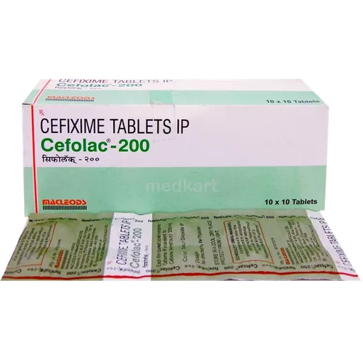 cefolac 200mg tablet 10's